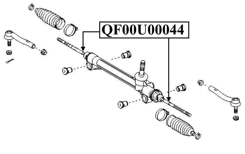 Тяга рулевая <b>QUATTRO FRENI QF00U00044</b> - изображение 1