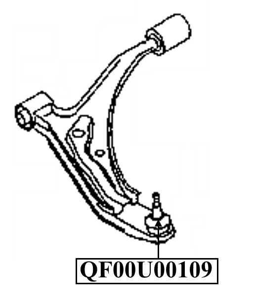 Опора шаровая переднего нижнего рычага <b>QUATTRO FRENI QF00U00109</b> - изображение 1