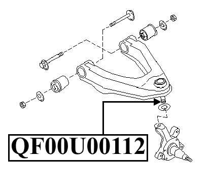 Опора шаровая переднего верхнего рычага <b>QUATTRO FRENI QF00U00112</b> - изображение 1