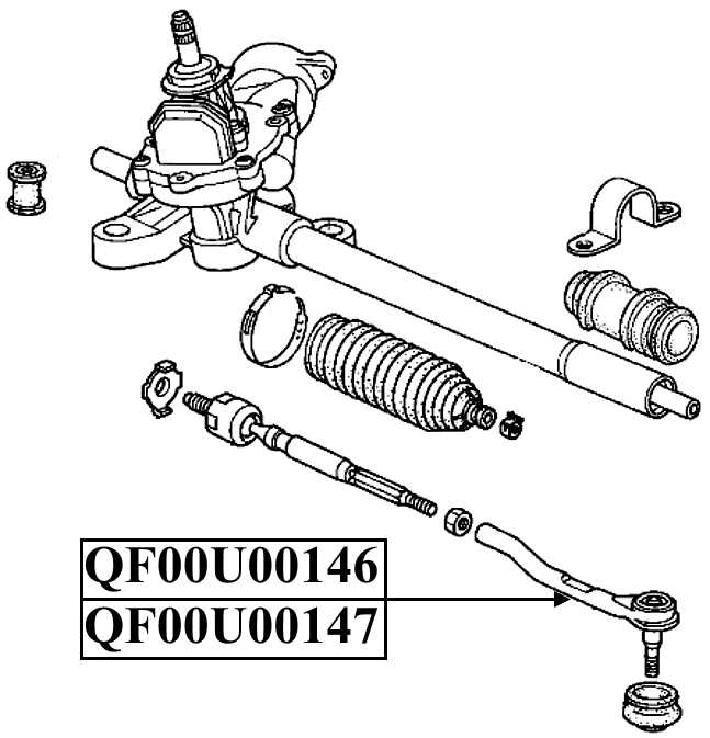 Наконечник рулевой правый <b>QUATTRO FRENI QF00U00147</b> - изображение 2