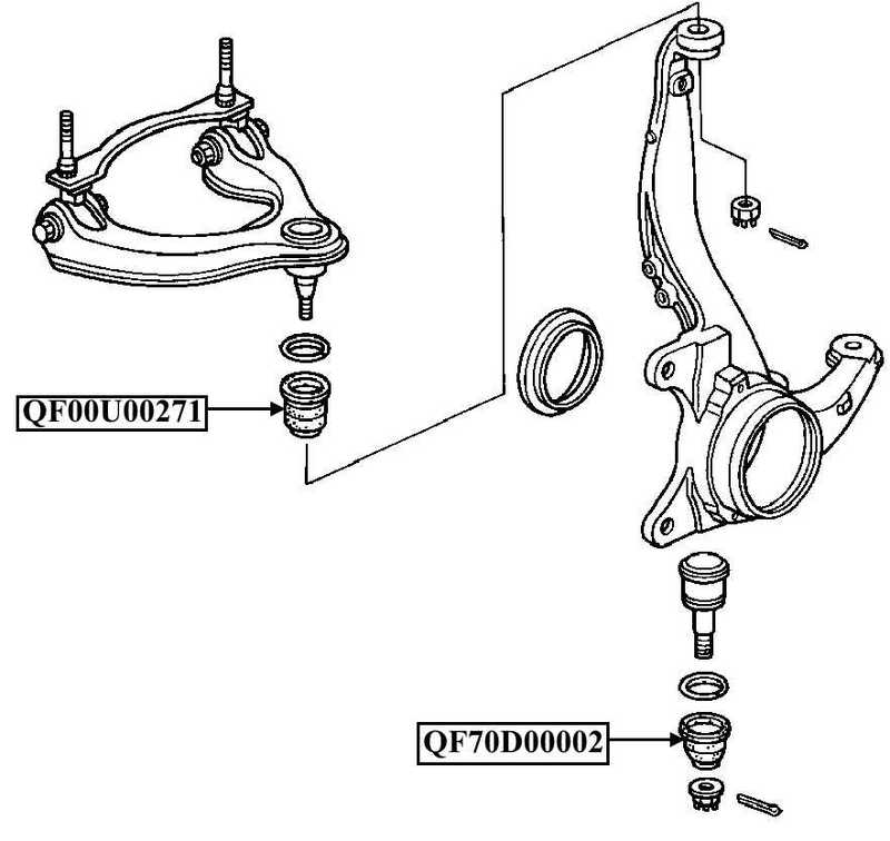 Пыльник опоры шаровой переднего верхнего рычага <b>QUATTRO FRENI QF00U00271</b> - изображение 1