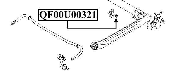 Втулка заднего стабилизатора D22 <b>QUATTRO FRENI QF00U00321</b> - изображение 2