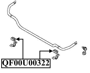 Втулка заднего стабилизатора D24 <b>QUATTRO FRENI QF00U00322</b> - изображение 2