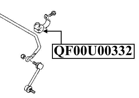 Втулка заднего стабилизатора D14 <b>QUATTRO FRENI QF00U00332</b> - изображение 2