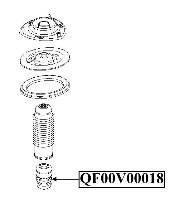 Отбойник переднего амортизатора <b>QUATTRO FRENI QF00V00018</b> - изображение Отбойник переднего амортизатора <b>QUATTRO FRENI QF00V00018</b> - изображение