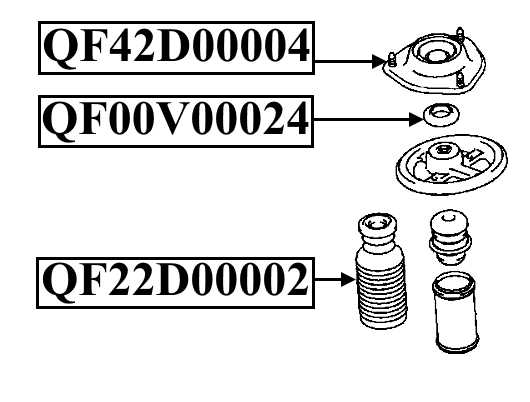 Подшипник опоры переднего амортизатора <b>QUATTRO FRENI QF00V00024</b> - изображение 2
