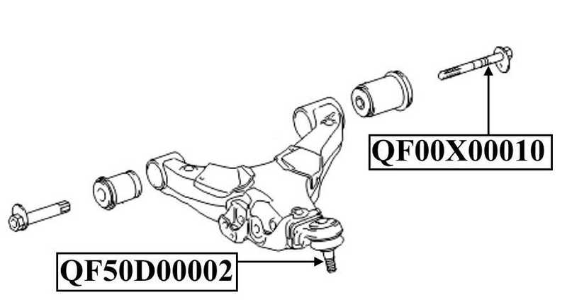 Болт с эксцентриком <b>QUATTRO FRENI QF00X00010</b> - изображение 1