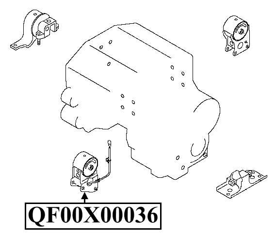 Подушка двигателя <b>QUATTRO FRENI QF00X00036</b> - изображение 2
