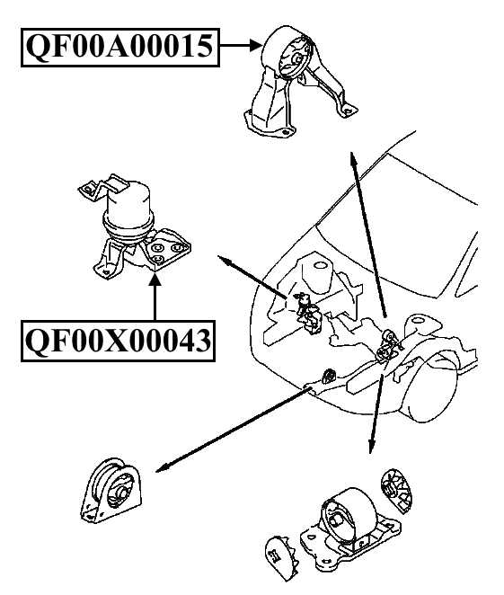 Подушка двигателя правая (гидравлическая) <b>QUATTRO FRENI QF00X00043</b> - изображение 2