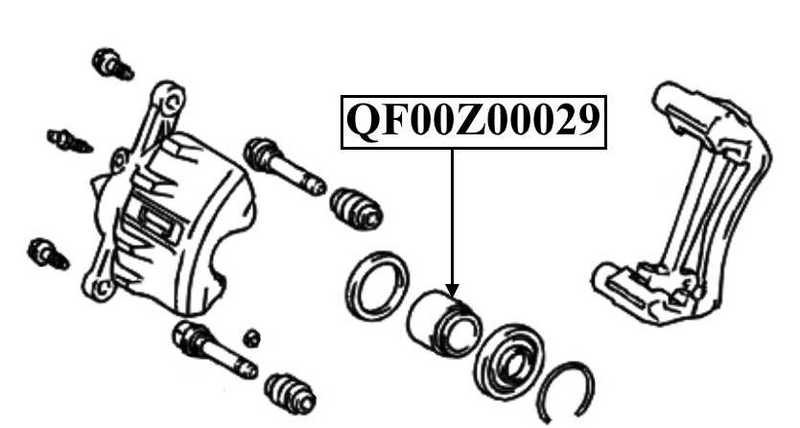 Поршень суппорта тормозного переднего <b>QUATTRO FRENI QF00Z00029</b> - изображение 2
