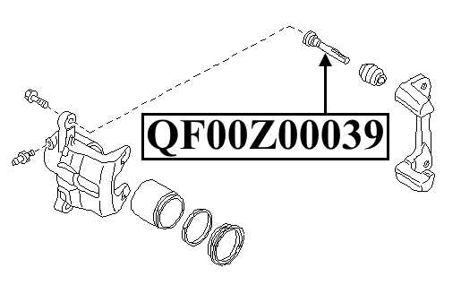 Втулка направляющая суппорта тормозного переднего <b>QUATTRO FRENI QF00Z00039</b> - изображение 2