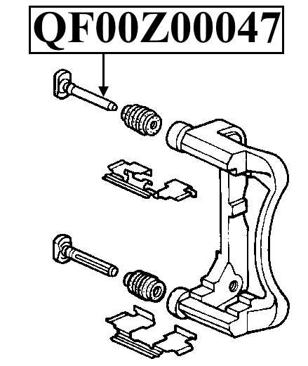 Втулка направляющая суппорта тормозного переднего <b>QUATTRO FRENI QF00Z00047</b> - изображение 2