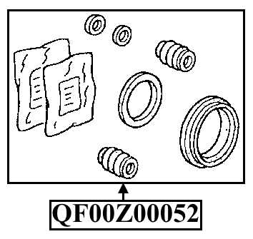 Ремкомплект суппорта тормозного переднего <b>QUATTRO FRENI QF00Z00052</b> - изображение 1
