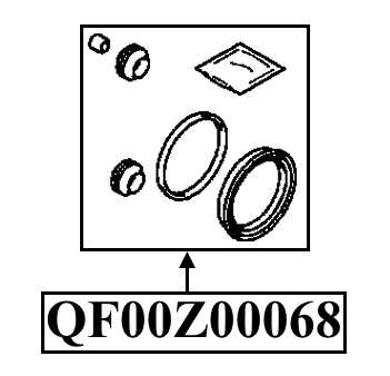 Ремкомплект суппорта тормозного переднего <b>QUATTRO FRENI QF00Z00068</b> - изображение 1