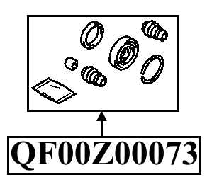 Ремкомплект суппорта тормозного заднего <b>QUATTRO FRENI QF00Z00073</b> - изображение 1