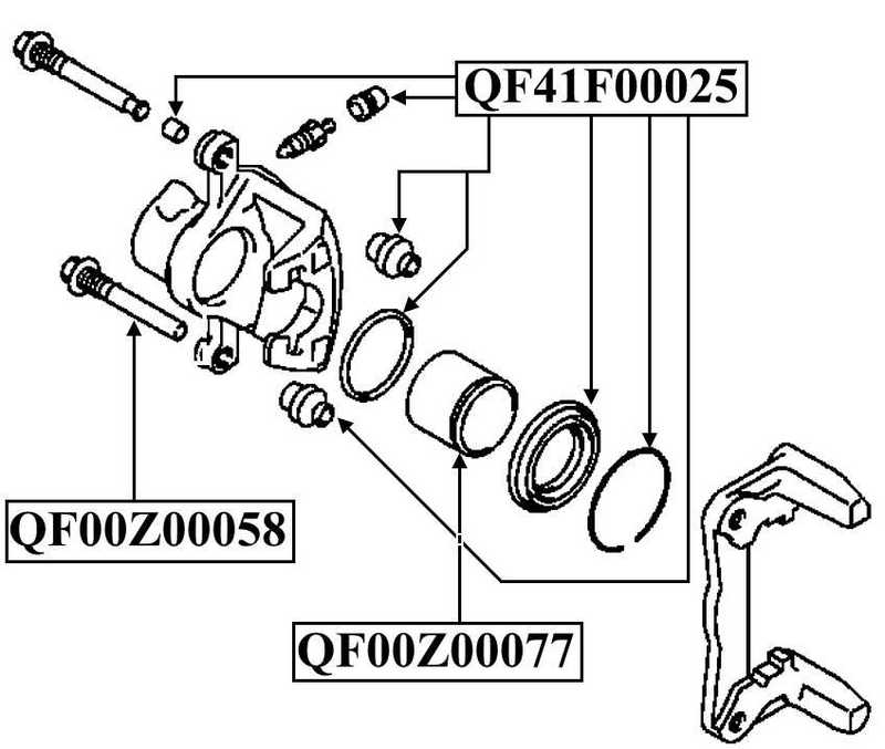 Поршень суппорта тормозного заднего <b>QUATTRO FRENI QF00Z00077</b> - изображение 2