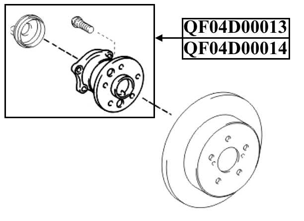 Ступица RR RH CAMRY 50 <b>QUATTRO FRENI QF04D00014</b> - изображение 2