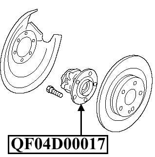 Ступица задняя <b>QUATTRO FRENI QF04D00017</b> - изображение 2