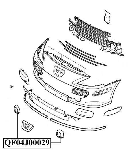 Хром противотуманок <b>QUATTRO FRENI QF04J00029</b> - изображение 1