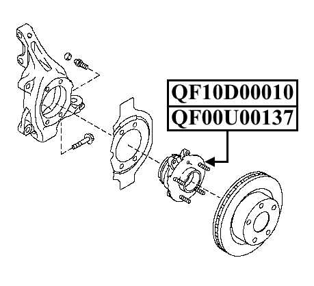 Ступица передняя <b>QUATTRO FRENI QF10D00010</b> - изображение 1