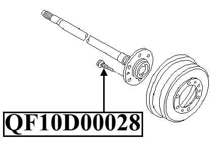 Шпилька колесная <b>QUATTRO FRENI QF10D00028</b> - изображение 2