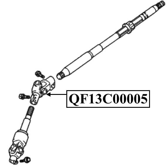 Крестовина рулевая 15X39 <b>QUATTRO FRENI QF13C00005</b> - изображение 1