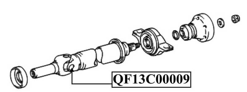Крестовина карданного вала 22.06X57.5 <b>QUATTRO FRENI QF13C00009</b> - изображение 1