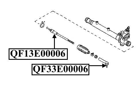 Тяга рулевая B10RS <b>QUATTRO FRENI QF13E00006</b> - изображение 1