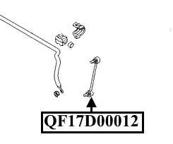 Стойка стабилизатора задняя <b>QUATTRO FRENI QF17D00012</b> - изображение 2