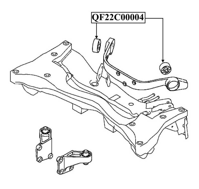 Сайлентблок заднего дифференциала <b>QUATTRO FRENI QF22C00004</b> - изображение 2