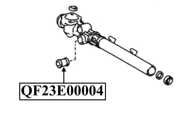 Сайлентблок рулевой рейки <b>QUATTRO FRENI QF23E00004</b> - изображение 2