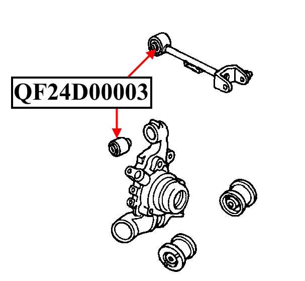 Сайлентблок задней цапфы верхний <b>QUATTRO FRENI QF24D00003</b> - изображение 1