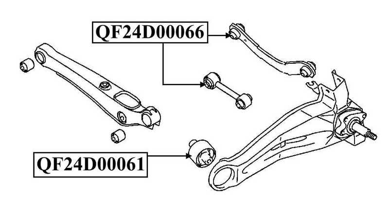Сайлентблок тяги поперечной <b>QUATTRO FRENI QF24D00066</b> - изображение 1