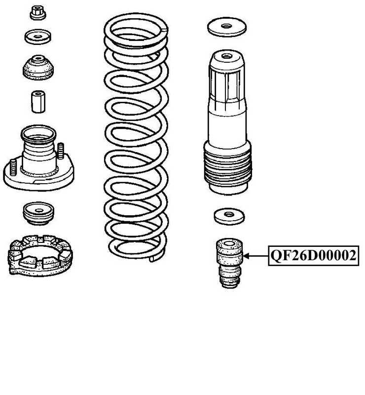 Отбойник заднего амортизатора <b>QUATTRO FRENI QF26D00002</b> - изображение