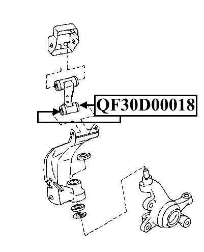 Сайлентблок большой верхнего рычага <b>QUATTRO FRENI QF30D00018</b> - изображение 1