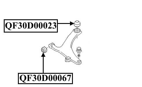 Сайлентблок задний переднего рычага <b>QUATTRO FRENI QF30D00023</b> - изображение 2
