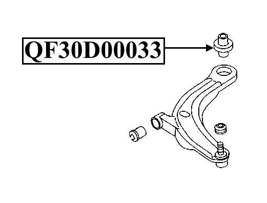Сайлентблок задний переднего рычага <b>QUATTRO FRENI QF30D00033</b> - изображение 2