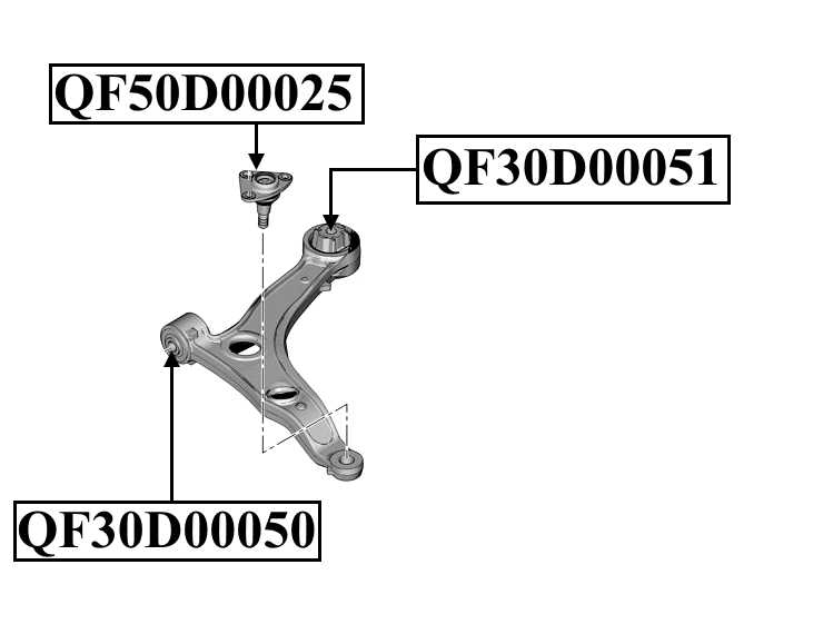 Сайлентблок передний переднего рычага <b>QUATTRO FRENI QF30D00050</b> - изображение 1