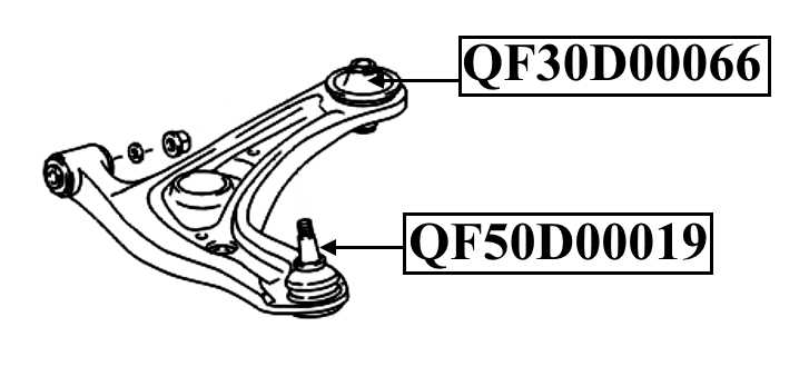 Сайлентблок задний переднего рычага <b>QUATTRO FRENI QF30D00066</b> - изображение 1
