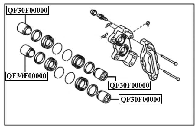 Поршень суппорта <b>QUATTRO FRENI QF30F00000</b> - изображение 2