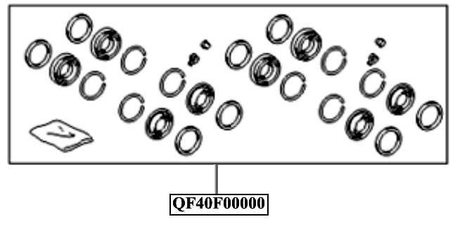 Ремонтный комплект переднего суппорта <b>QUATTRO FRENI QF40F00000</b> - изображение 1