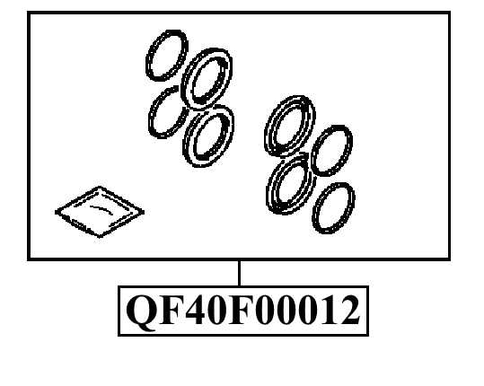 Ремонтный комплект переднего суппорта <b>QUATTRO FRENI QF40F00012</b> - изображение 1