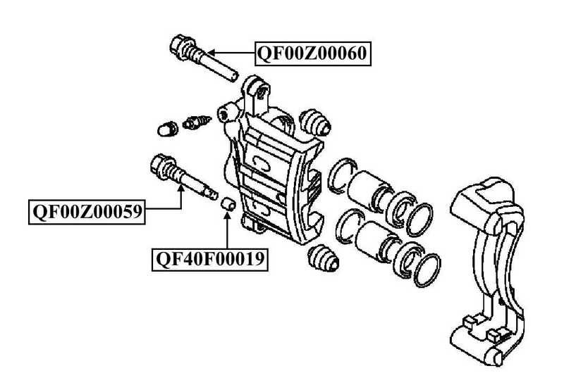 Заглушка направляющей втулки тормозного суппорта <b>QUATTRO FRENI QF40F00019</b> - изображение 1