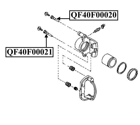 Направляющая тормозного суппорта <b>QUATTRO FRENI QF40F00020</b> - изображение 1