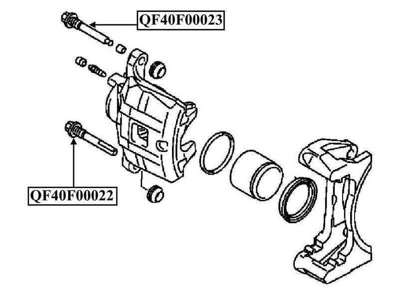 Направляющая тормозного суппорта <b>QUATTRO FRENI QF40F00022</b> - изображение 2