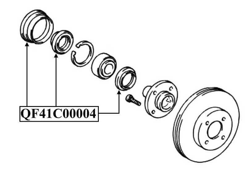Сальник ступичный ремкомплект <b>QUATTRO FRENI QF41C00004</b> - изображение