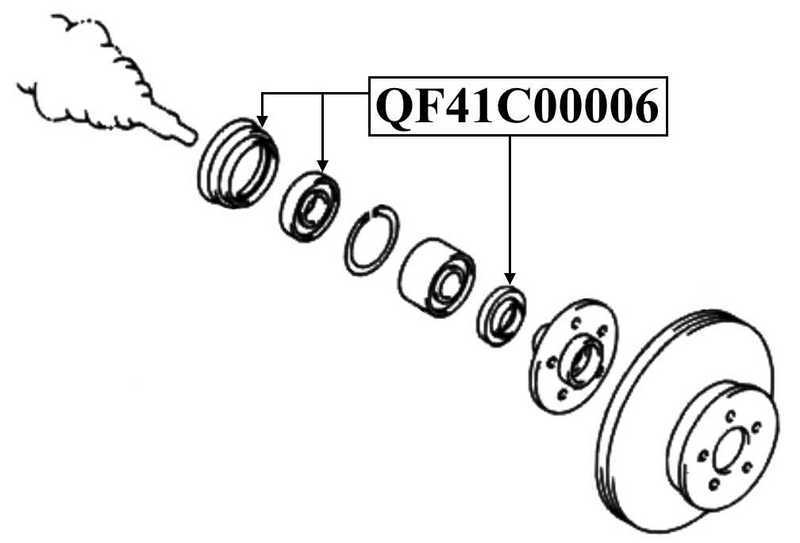 Сальник ступичный ремкомплект <b>QUATTRO FRENI QF41C00006</b> - изображение