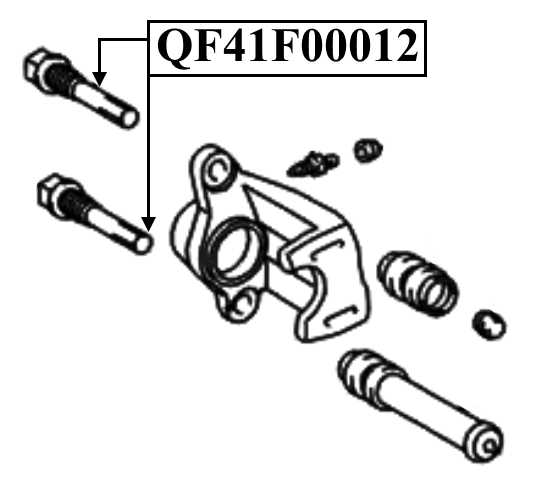 Втулка направляющая суппорта тормозного <b>QUATTRO FRENI QF41F00012</b> - изображение 2