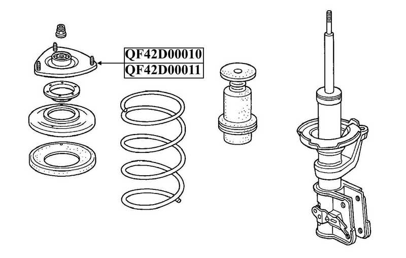 Опора переднего амортизатора правая <b>QUATTRO FRENI QF42D00010</b> - изображение 2