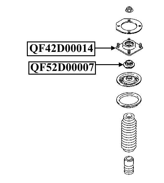 Опора переднего амортизатора <b>QUATTRO FRENI QF42D00014</b> - изображение 2